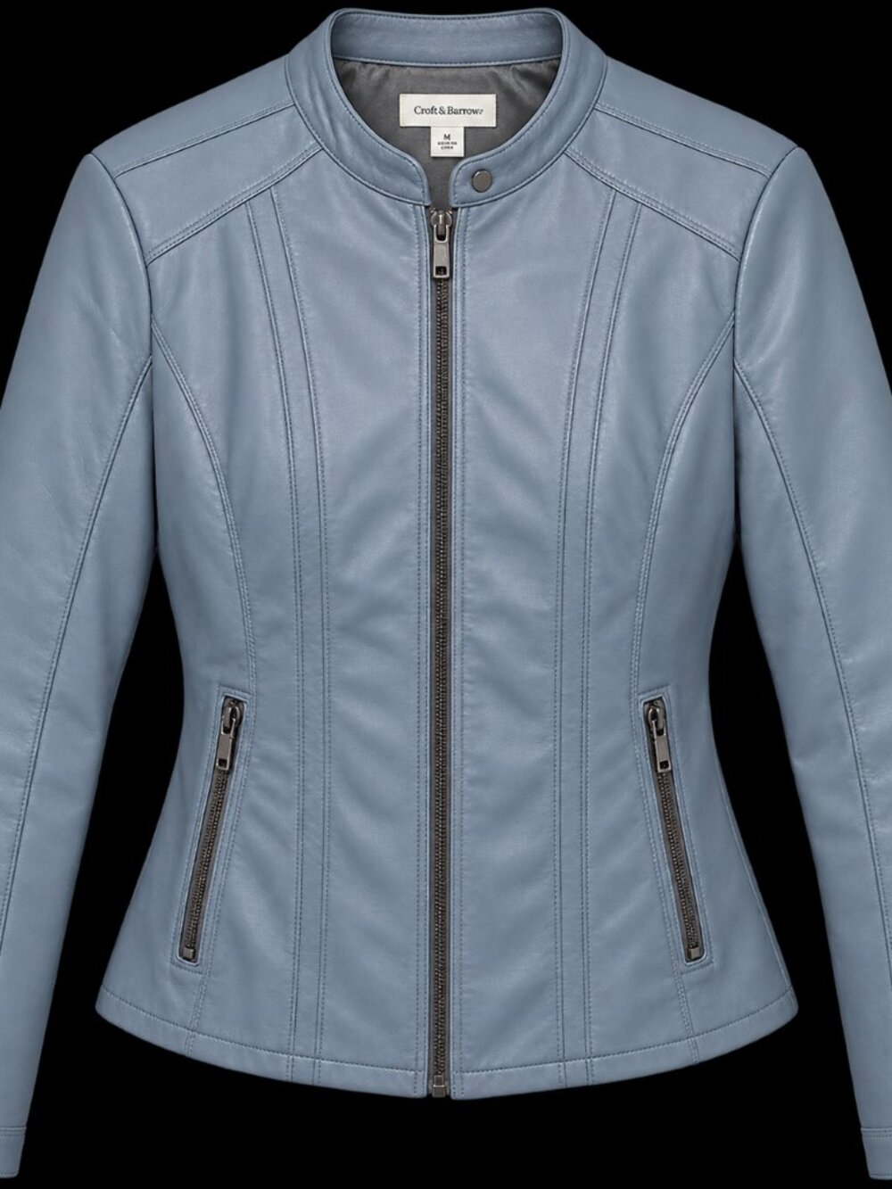 Christopher & banks faux leather jacket